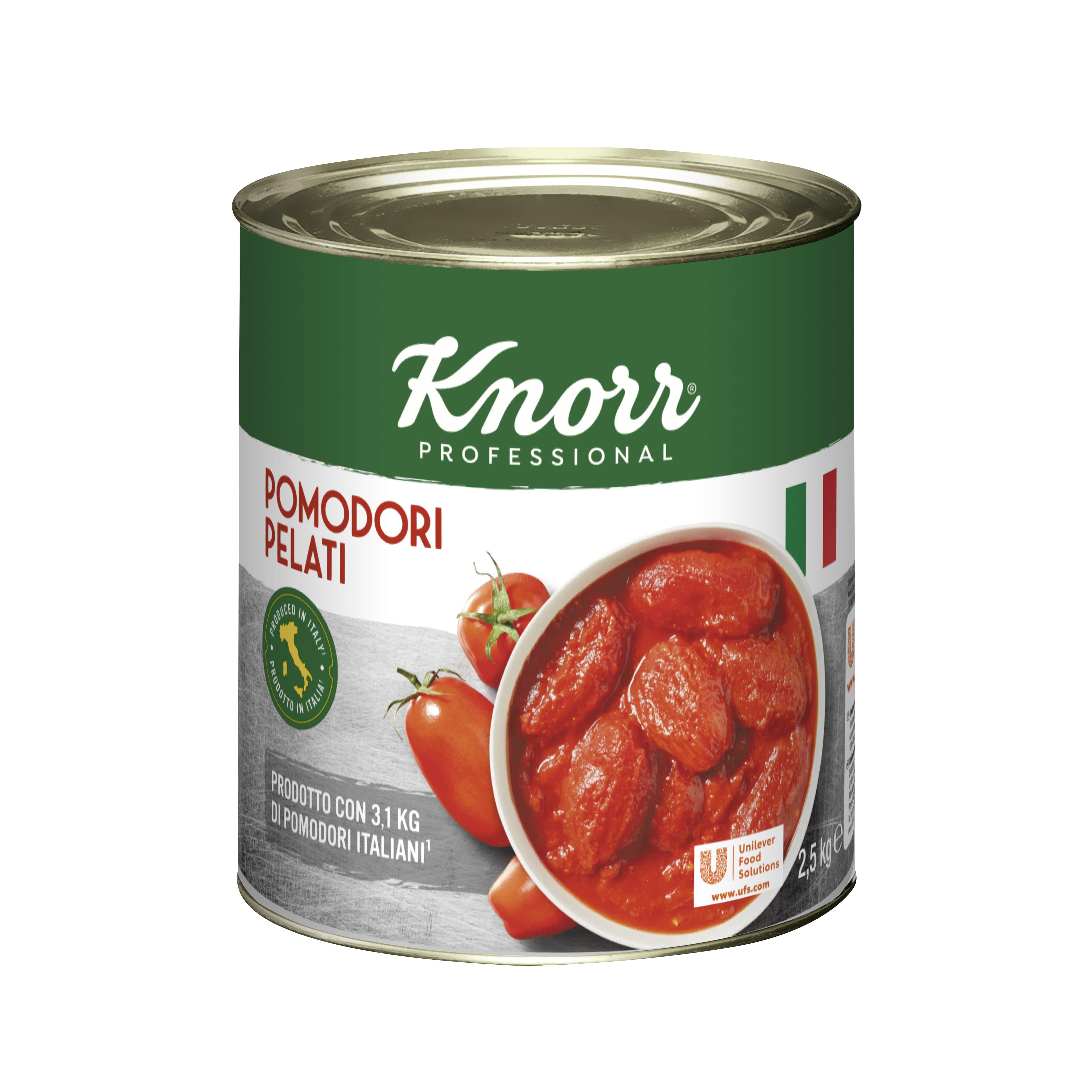 Knorr Kooritud Tomatid mahlas 2,5 kg